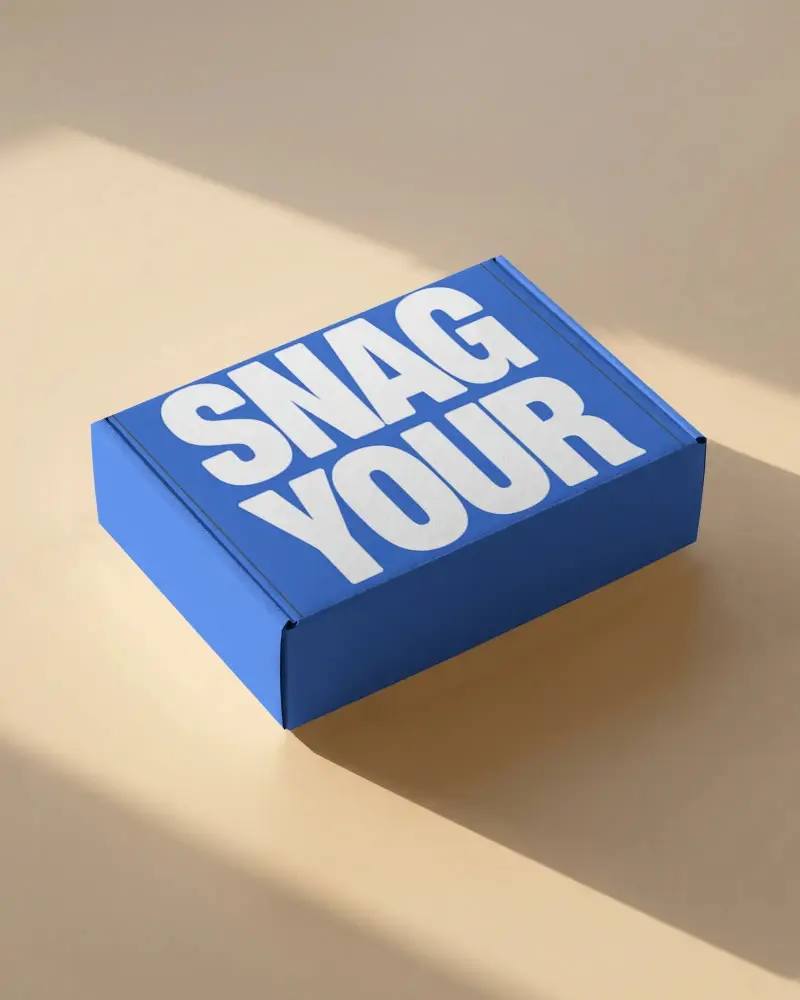 High Resolution Retail Box Mockup Perfect For Ecommerce Product Packaging And Marketing Assets
