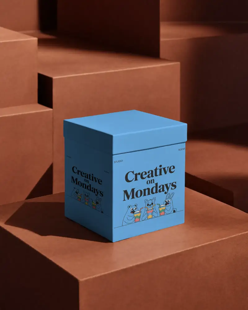 Premium Quality Rigid Box Mockup With Lid For Luxury Packaging And Retail Product Showcase