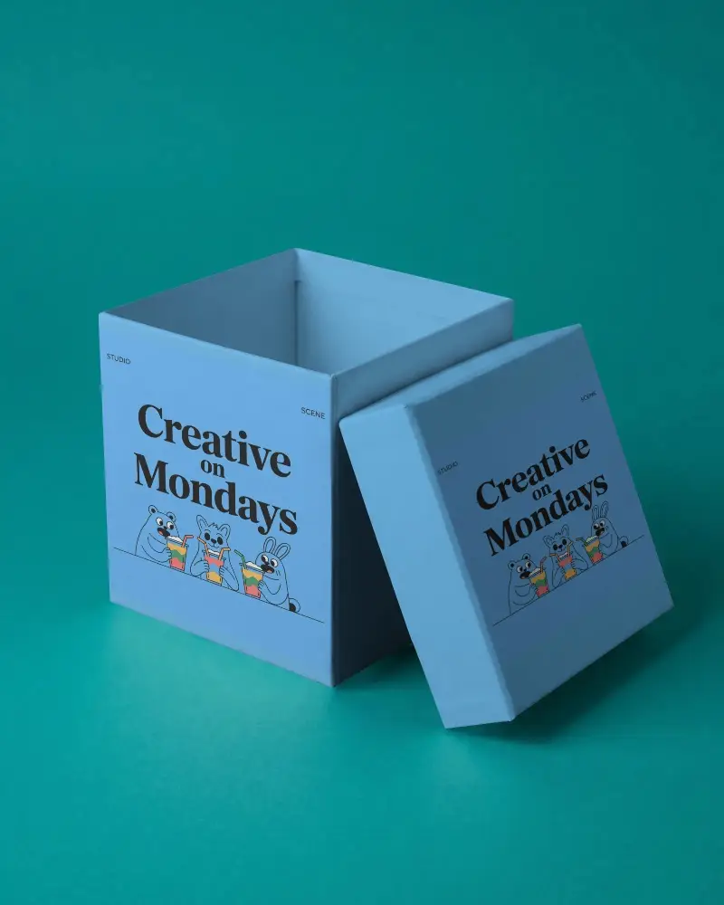 Sleek High Quality Box Mockup For Branding And Packaging Design Showcase Use