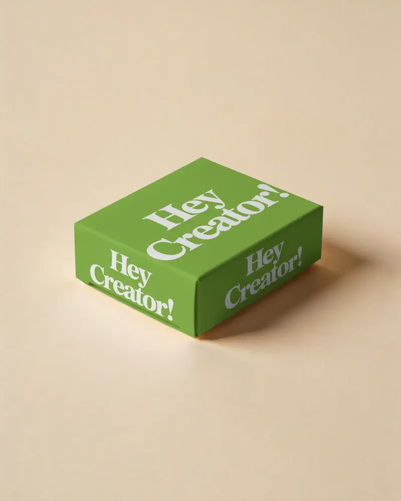 Premium Small Box Mockup For Ecommerce Packaging Branding And Product Display Use