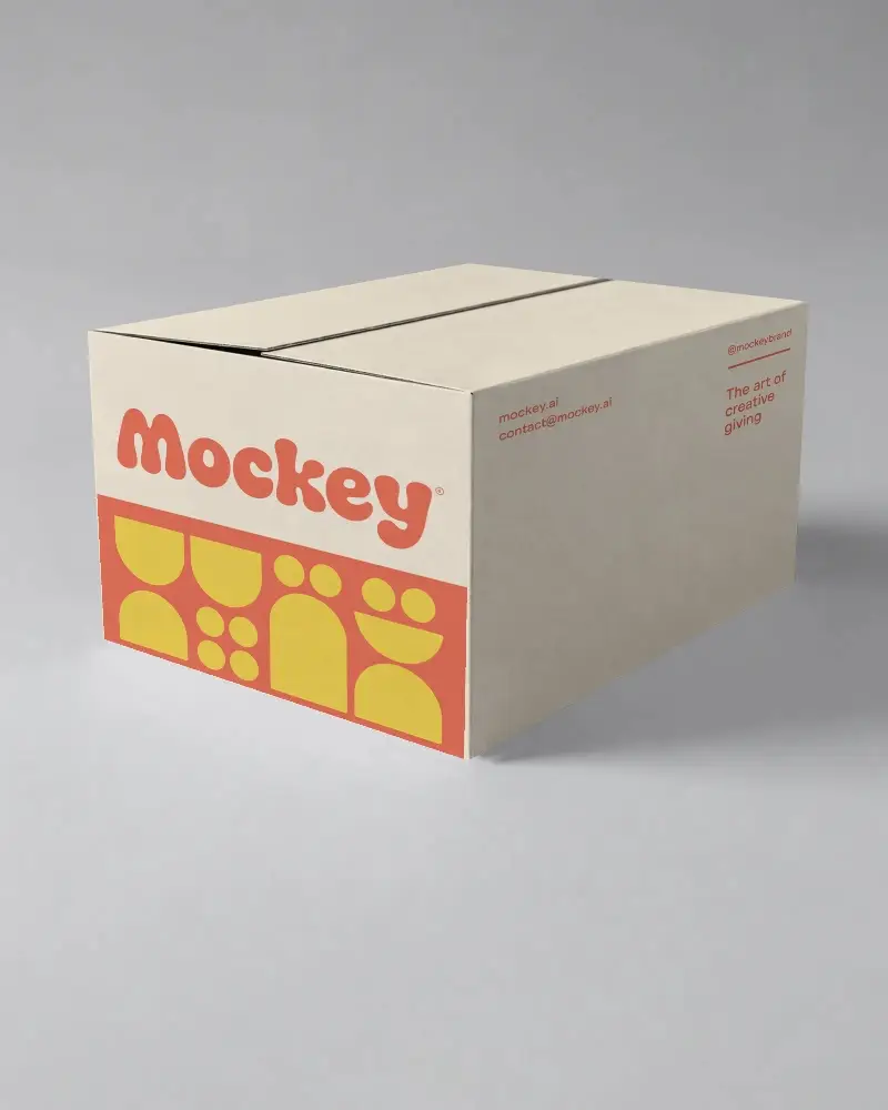 Eco Friendly Recyclable Box Mockup Ideal For Minimalist Designs Branded Packaging Solutions