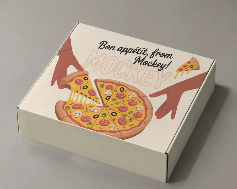 Sleek Modern Packaging Box Mockup For Branding And Custom Product Presentations Online Shops