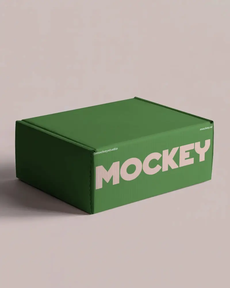 Premium Rectangular Box Mockup For Branding And Product Display Presentation