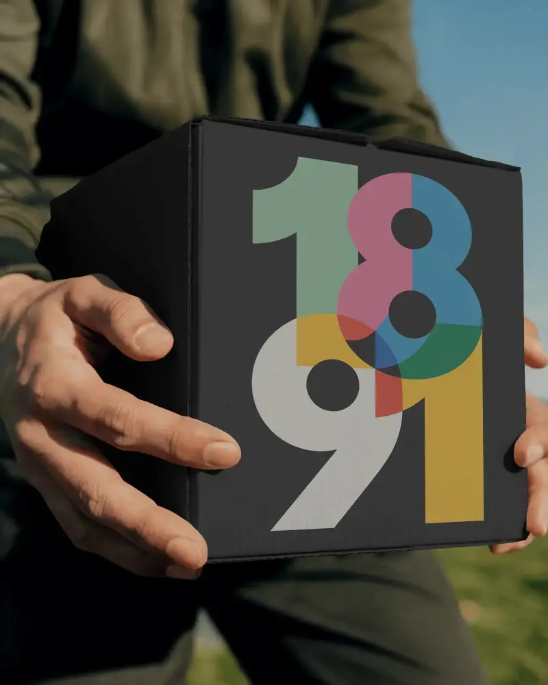 Custom Printed Durable Cardboard Box Mockup For Efficient Product Packaging And Delivery