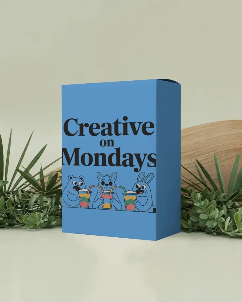 Modern Minimalist Packaging Box Mockup With Greenery And Smooth Surface Visualization