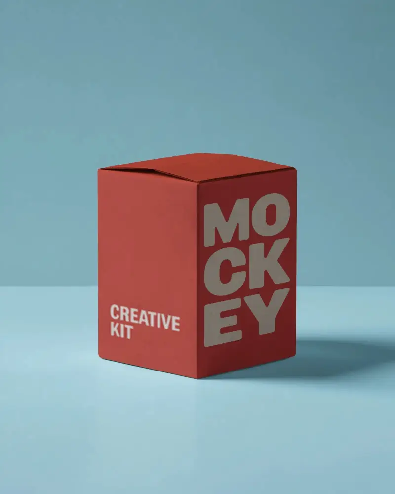 Premium Cubical Box Mockup For Product Presentation And Marketing Design