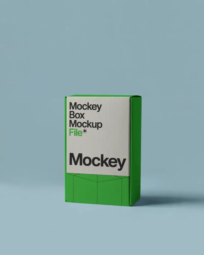 Premium Substance Box Mockup With Minimalist Style For Product Packaging