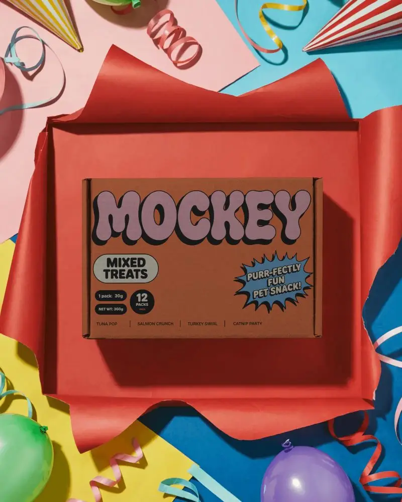 Premium Gift Box Mockup With Party Decorations Ideal For Branding And Packaging Design Presentations