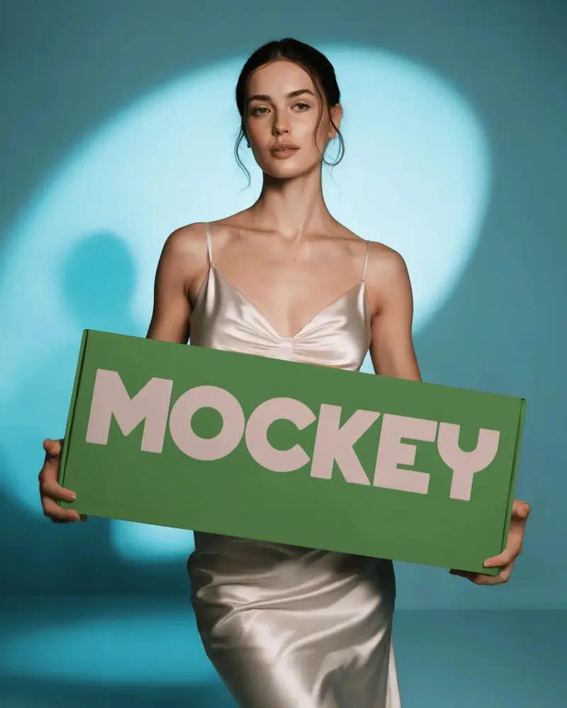 Long Horizontal Box Mockup Showcasing Premium Packaging Design For Shipping And Storage Needs