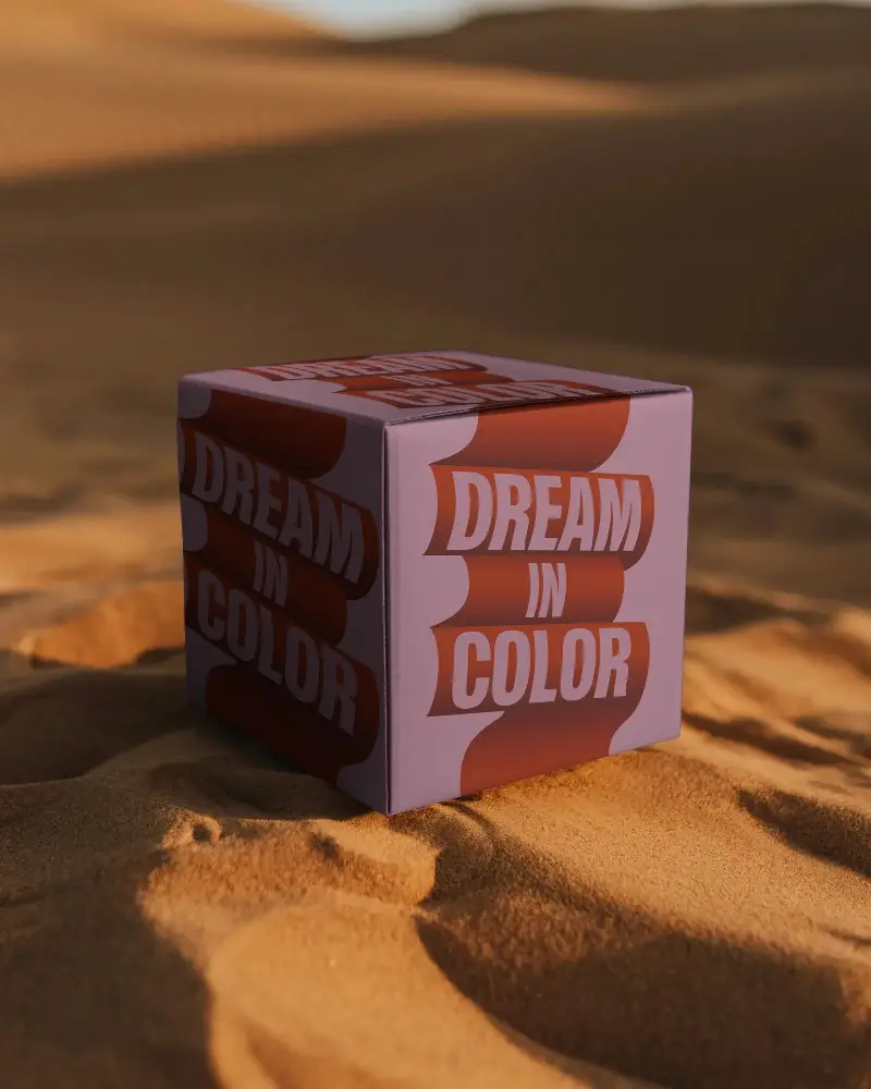 Sleek Modern Black Cube Box Mockup For Luxury Gift Or Tech Product Presentation