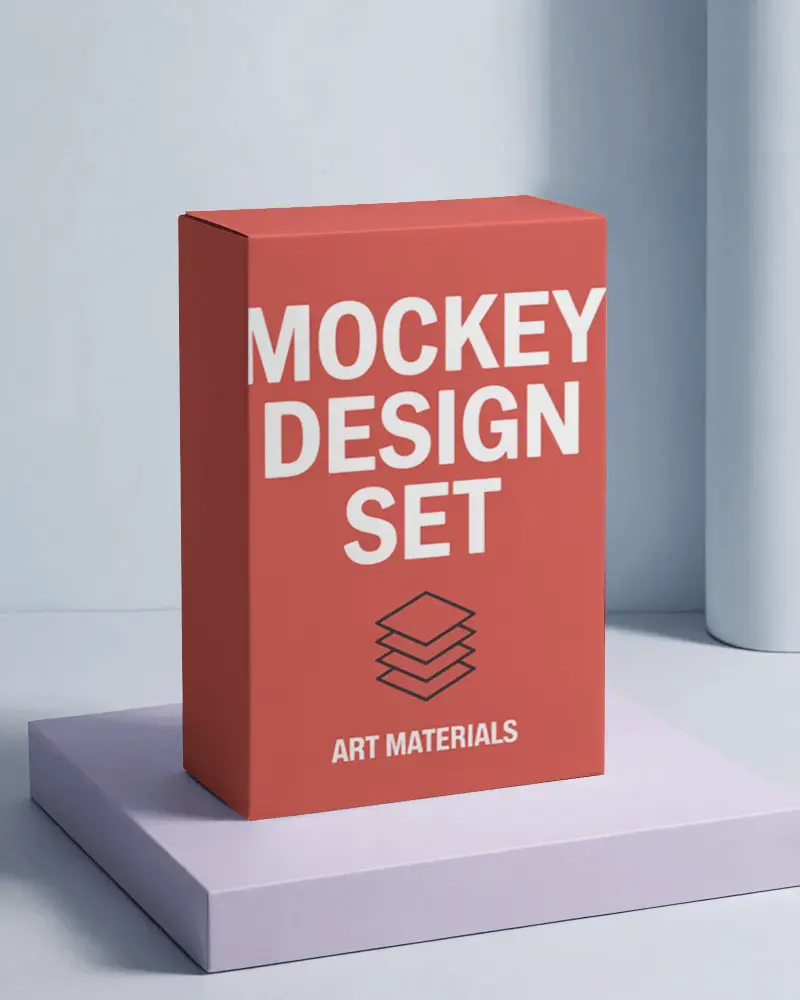 Premium Packaging Box Mockup For Product Display And Brand Presentation Design Template