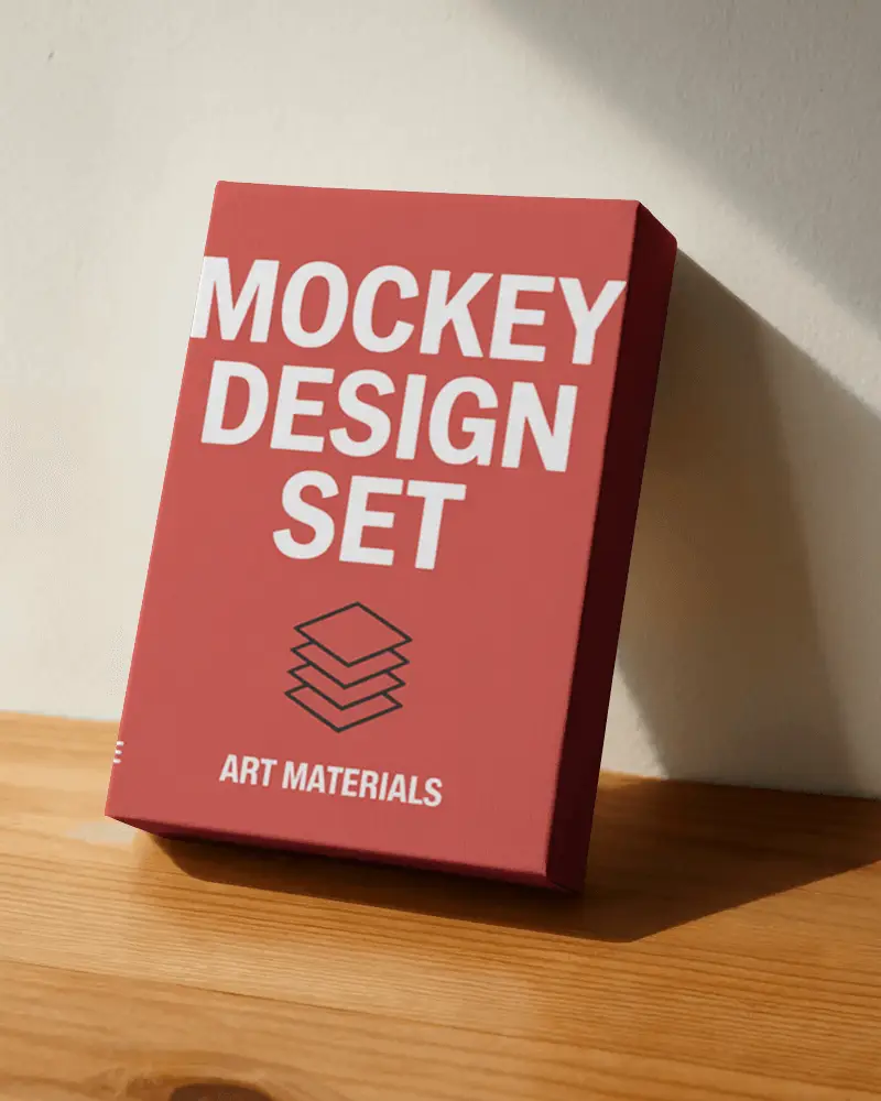 Sleek Minimalist Box Mockup On Textured Surface Perfect For Product Packaging Presentations