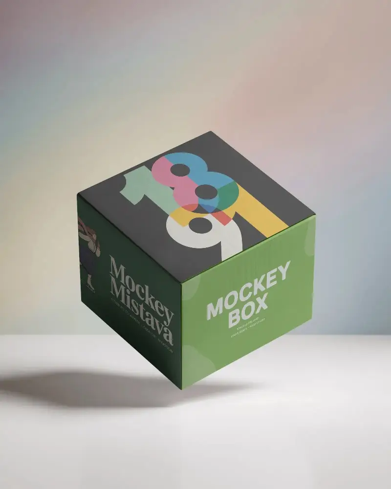 floating-cube-box-mockup-in-color-gradient-studio-light-with-clean-white-platform