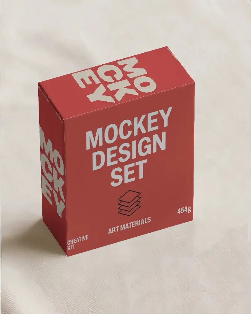 Premium Quality Minimalist Packaging Box Mockup For Luxury Brand Product Presentation