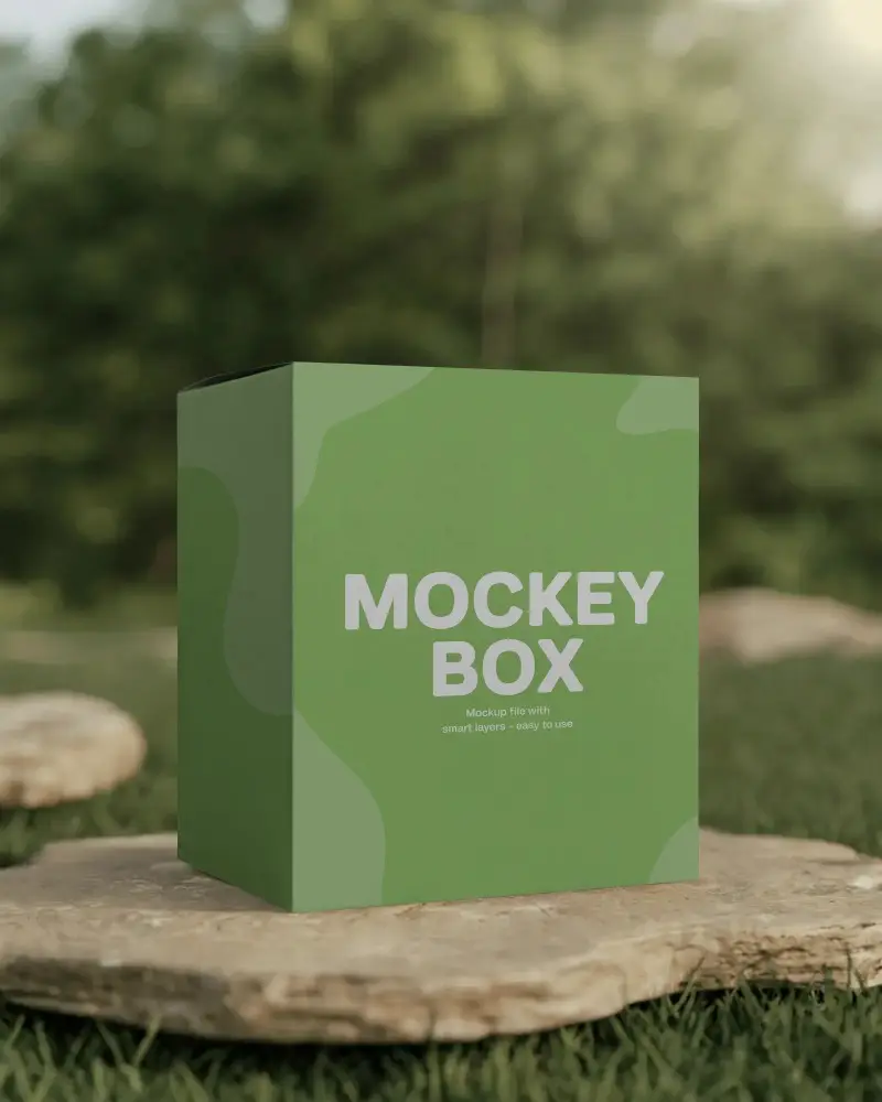Premium Quality Minimalist Cube Box Packaging For Elegant Retail Product Presentation