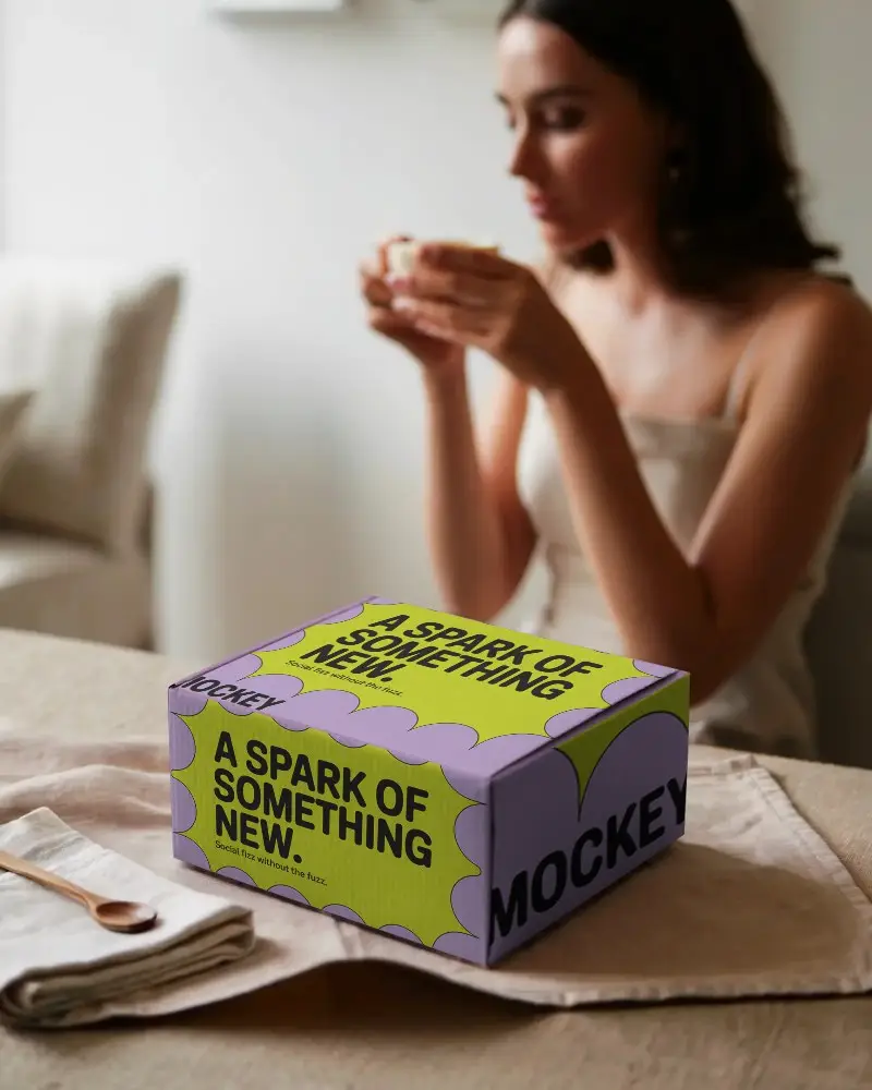 Premium Quality Rigid Box Mockup For Product Presentation And Brand Identity Showcase