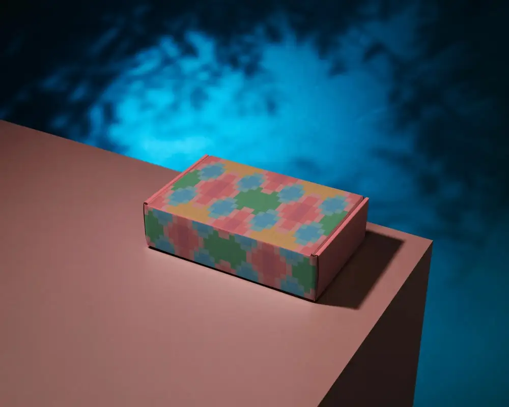 Minimalist Parcel Box Mockup For Delivery Services And Retail Pack Designs Showcase