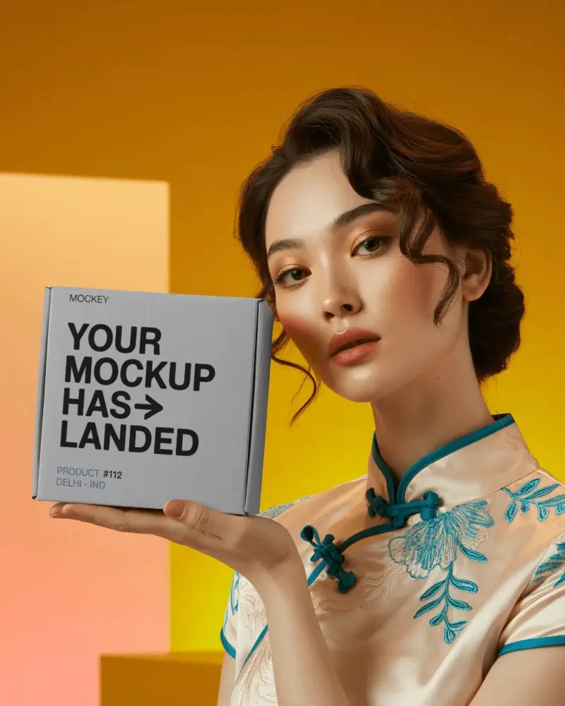 Elegant Minimalist Box Mockup For Premium Brand Packaging And Luxury Product Display