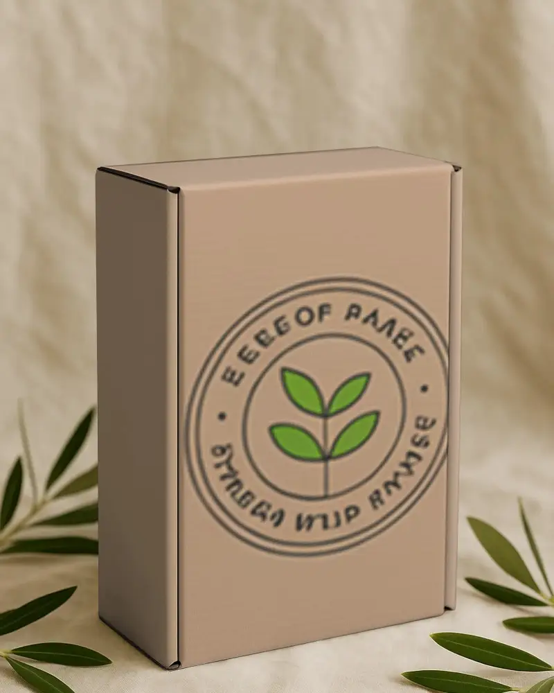Sleek Rectangular Box Mockup For Product Packaging Design And Brand Presentation Showcase