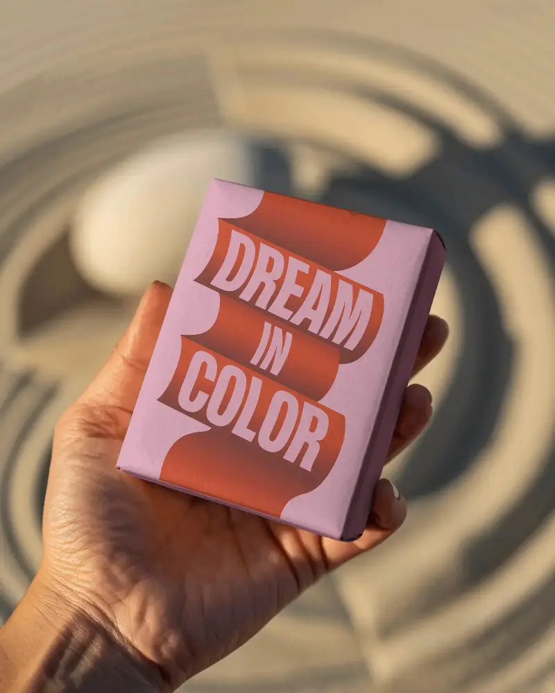 Hand Holding Square Box Mockup For Product Packaging Display And Branding Presentation