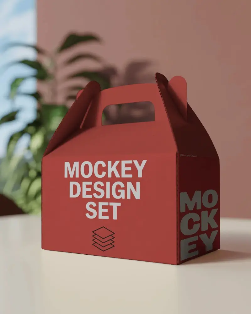 Premium Carry Box Packaging With Convenient Handle For Easy Transport And Storage