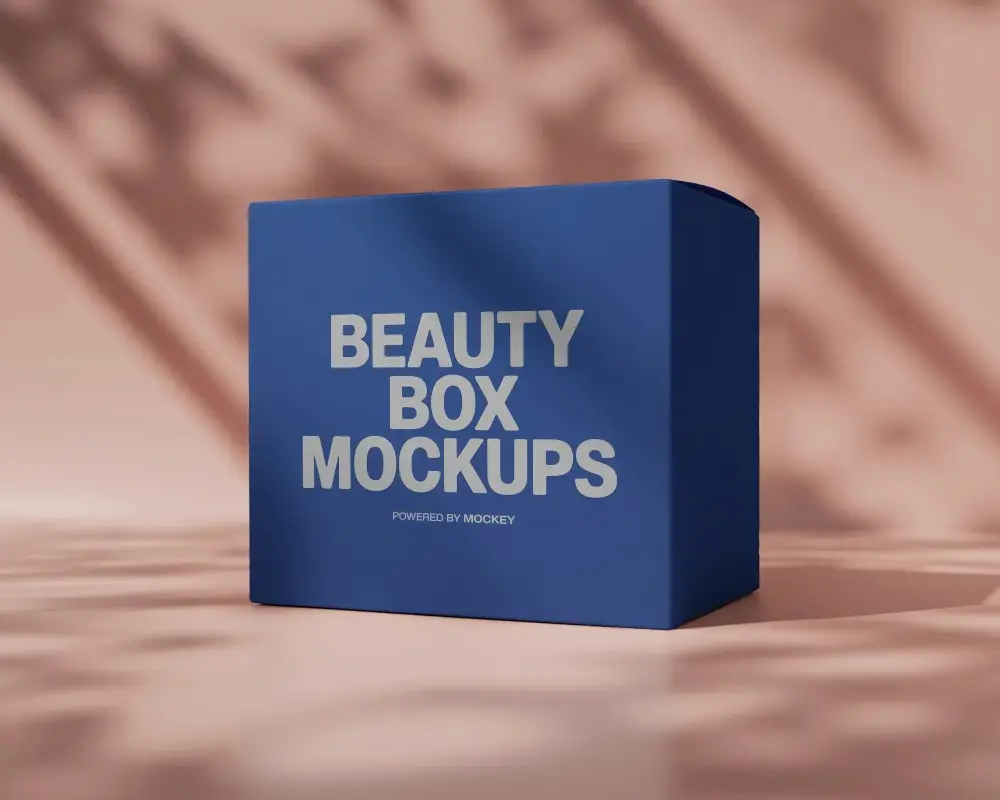 Minimalist Product Packaging Box Mockup For Branding And Marketing Presentations