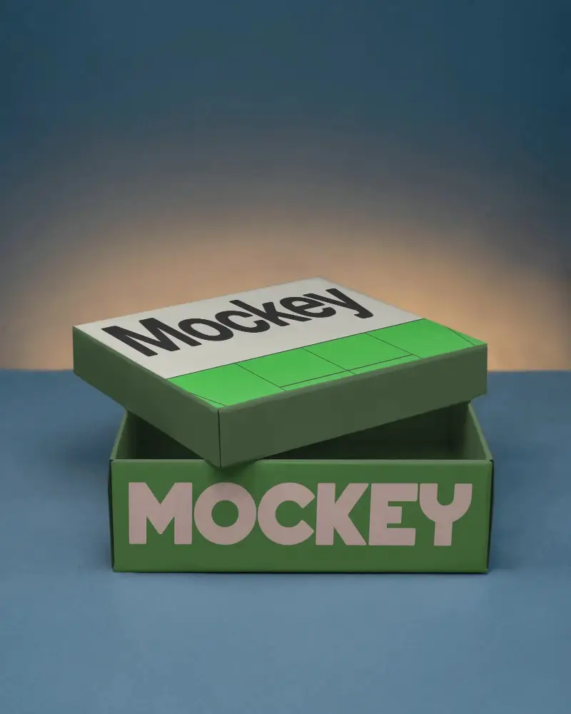 Versatile Flat Lay Box Mockup With Minimalist Design For Custom Branding Projects