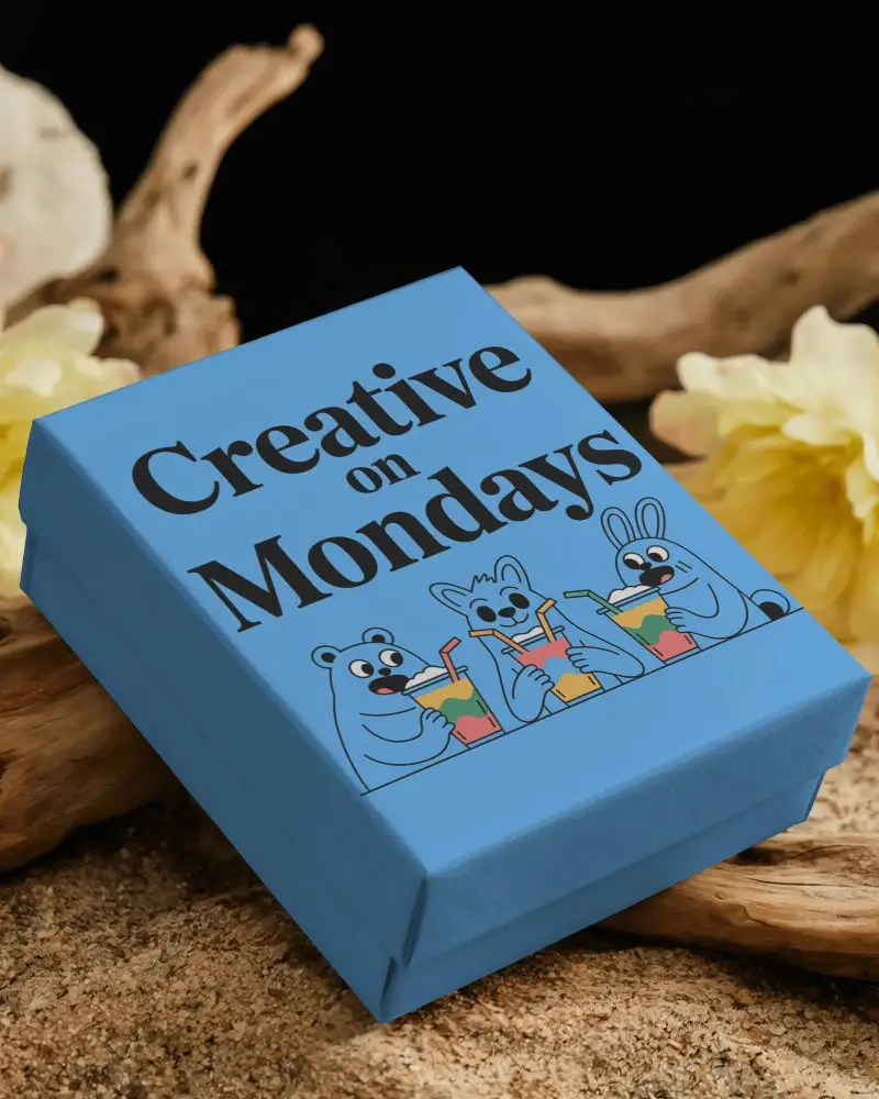 Elegant Premium Gift Box Mockup With Rigid Construction Perfect For Luxury Packaging