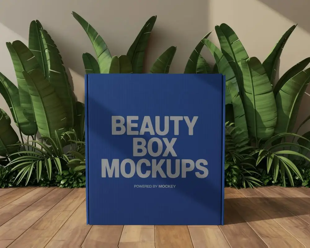 Premium Quality Square Box Mockup For Modern Brand Packaging Display And Presentation