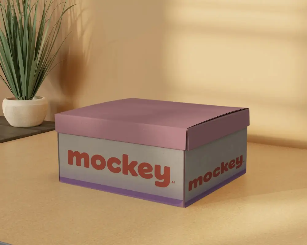 Premium Luxury Gift Box Packaging Mockup For Custom Branding Presentation