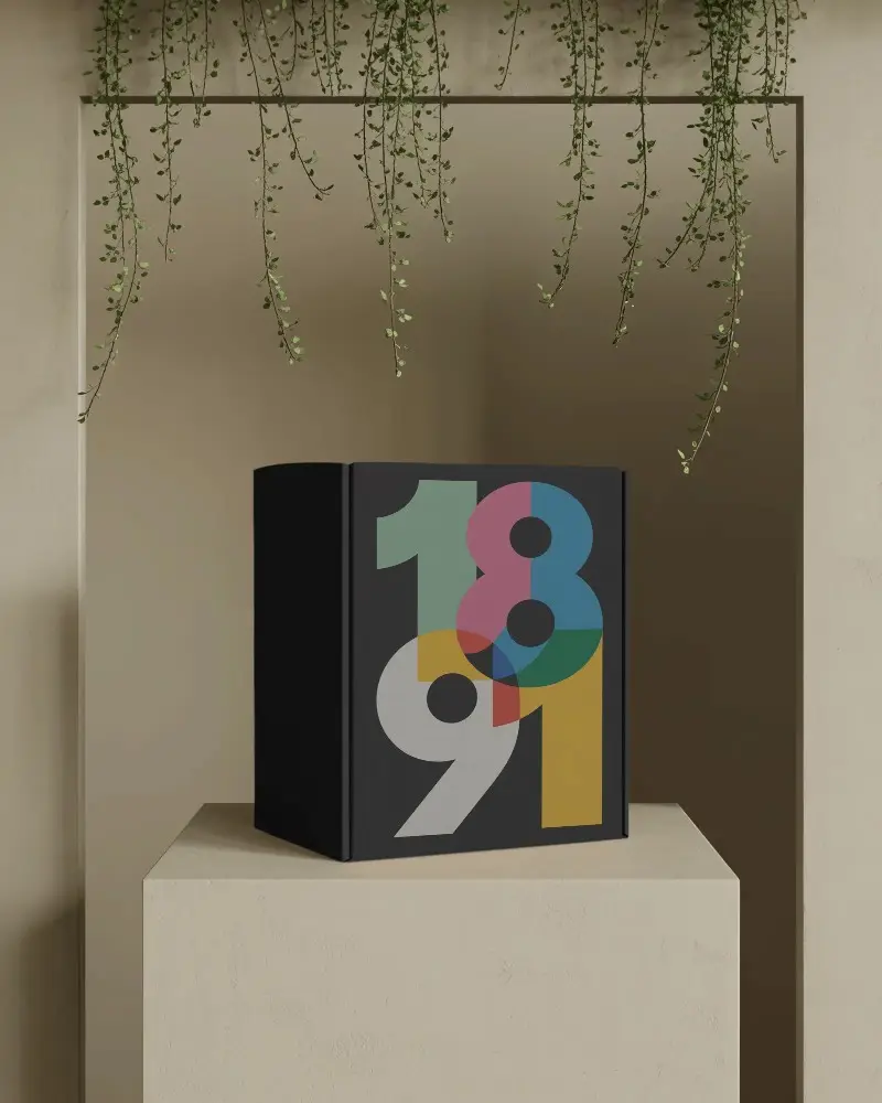 Eco Friendly Packaging Box Mockup For Sustainable Product Branding And Marketing Presentations