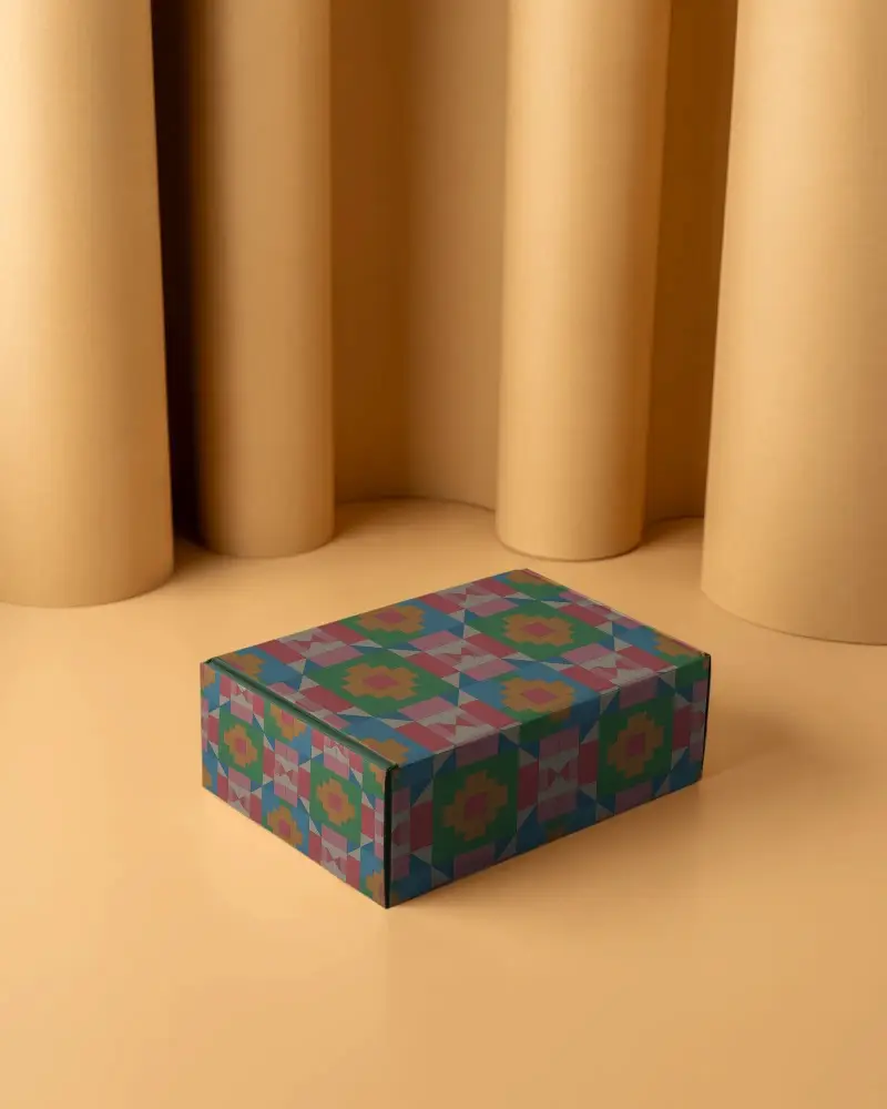 Premium Rectangular Box Mockup For Brand Packaging And Product Presentation Creative