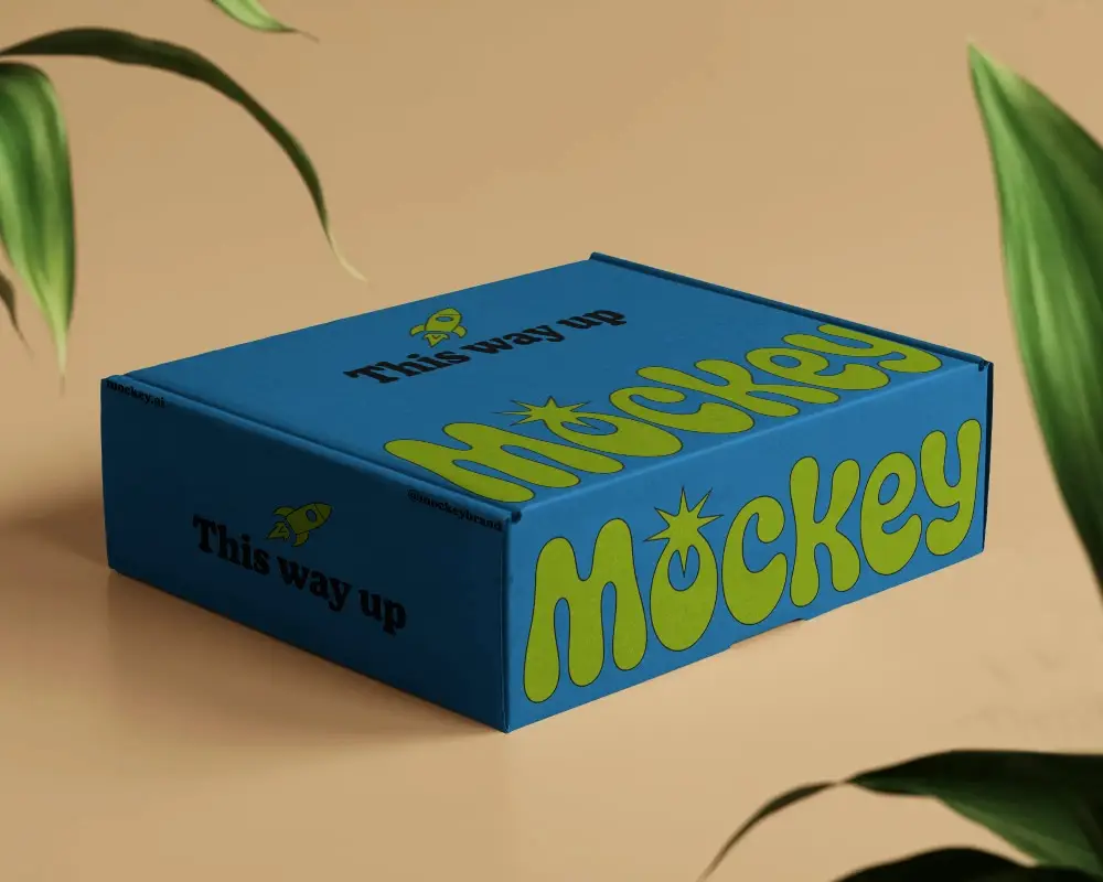 Premium Quality Straight Edged Rectangle Box Mockup For Product Display And Marketing Presentation