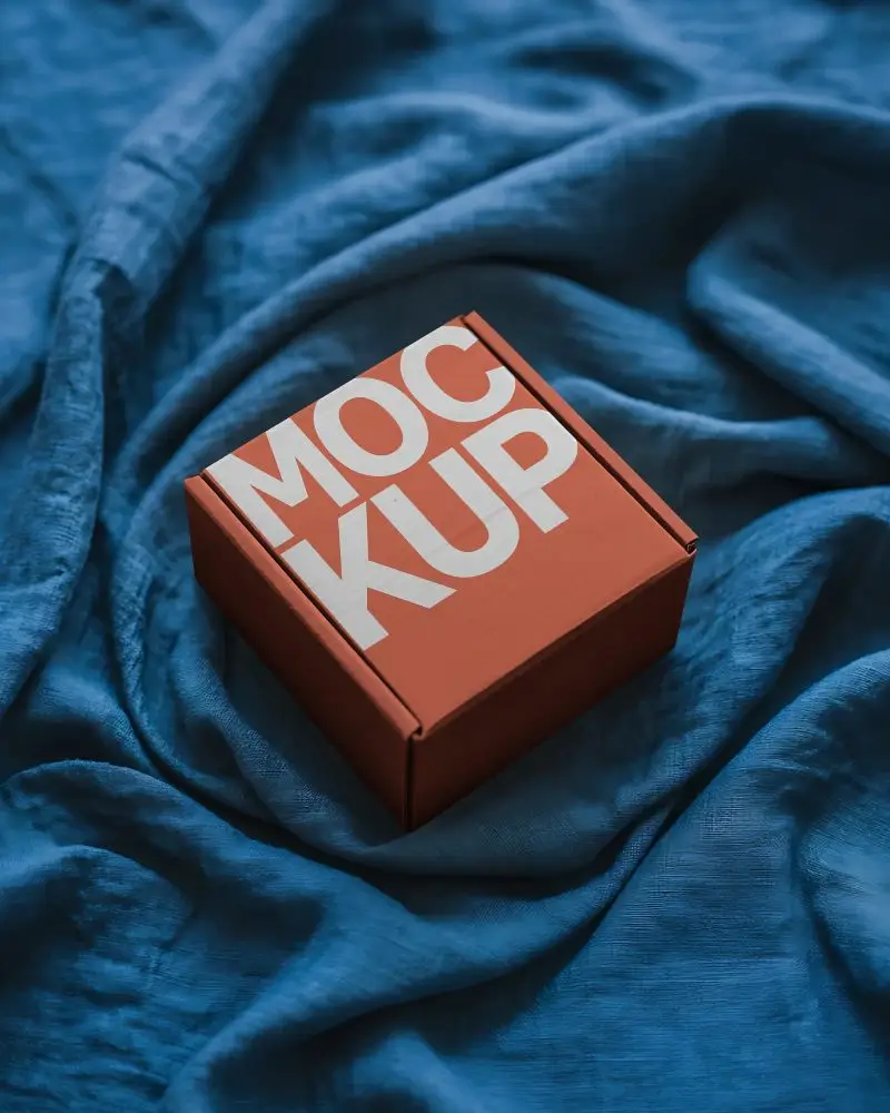 Premium Packaging Box Mockup For Elegant Product Presentation And Brand Showcase