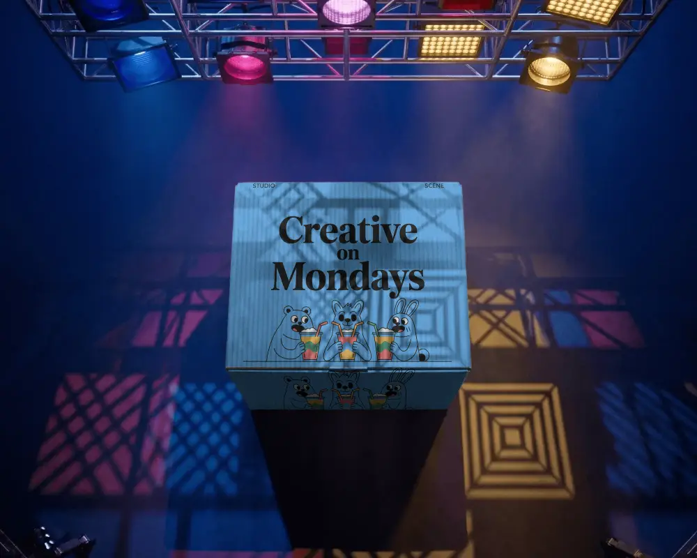 High Quality Box Mockup Showcasing Intricate Top Designs And Unique Light Pattern Effects