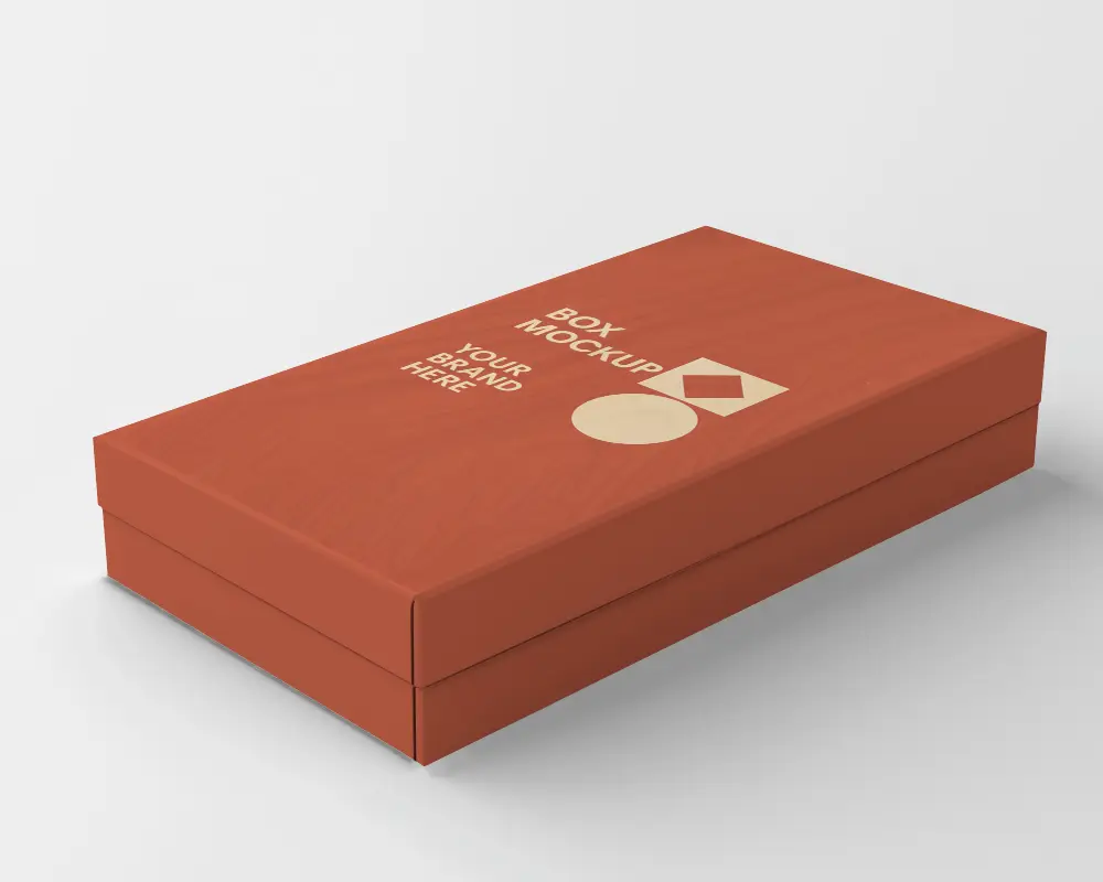 Minimalist Luxury Box Mockup Sleek White Packaging On Clean Monochrome Background Elegant And Modern 082