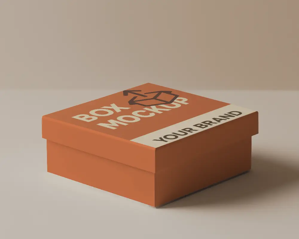 Minimalist Packaging Box Mockup Elegant White Box On Neutral Background Soft Lighting Premium Branding Presentation 0109