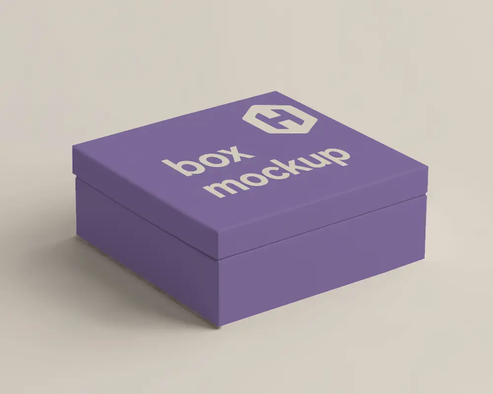 Minimalistic Box Mockup On Neutral Background With Soft Even Lighting Clean And Elegant Packaging Design 0156