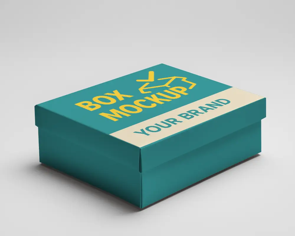 Minimalistic White Box Mockup On Clean Monochrome Background With Soft Lighting 0165