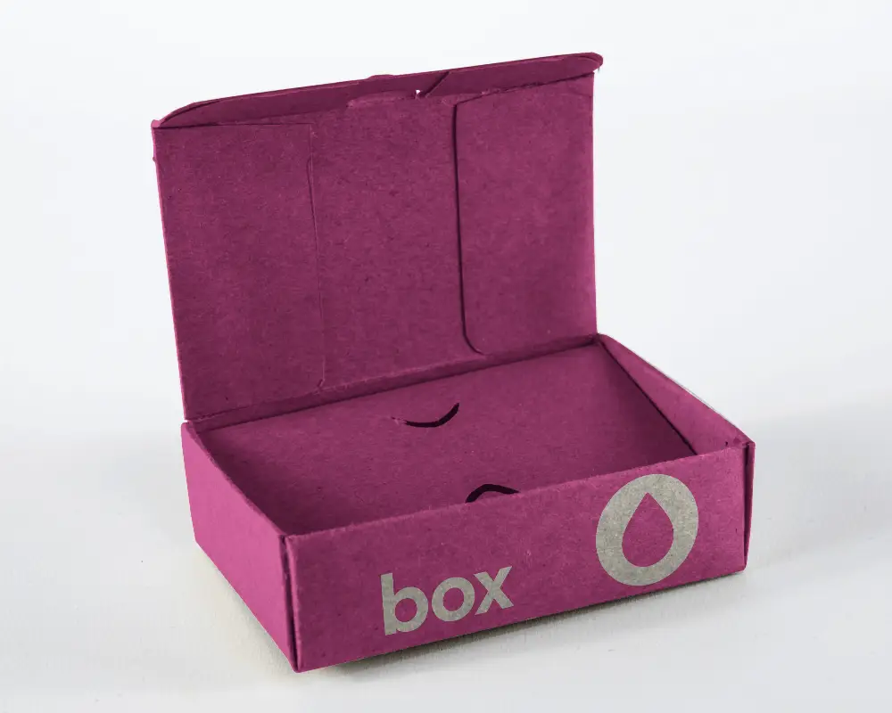 Open Lid Small Box Mockup