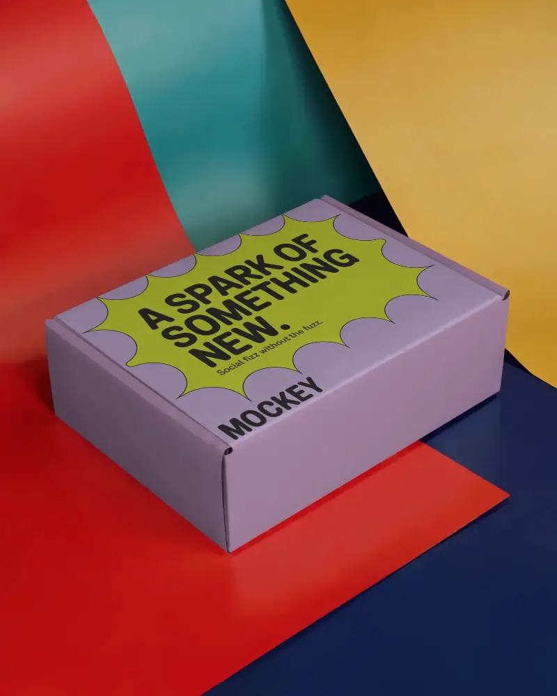 Versatile Packaging Box Mockup For Brand Customization And Creative Design Showcases