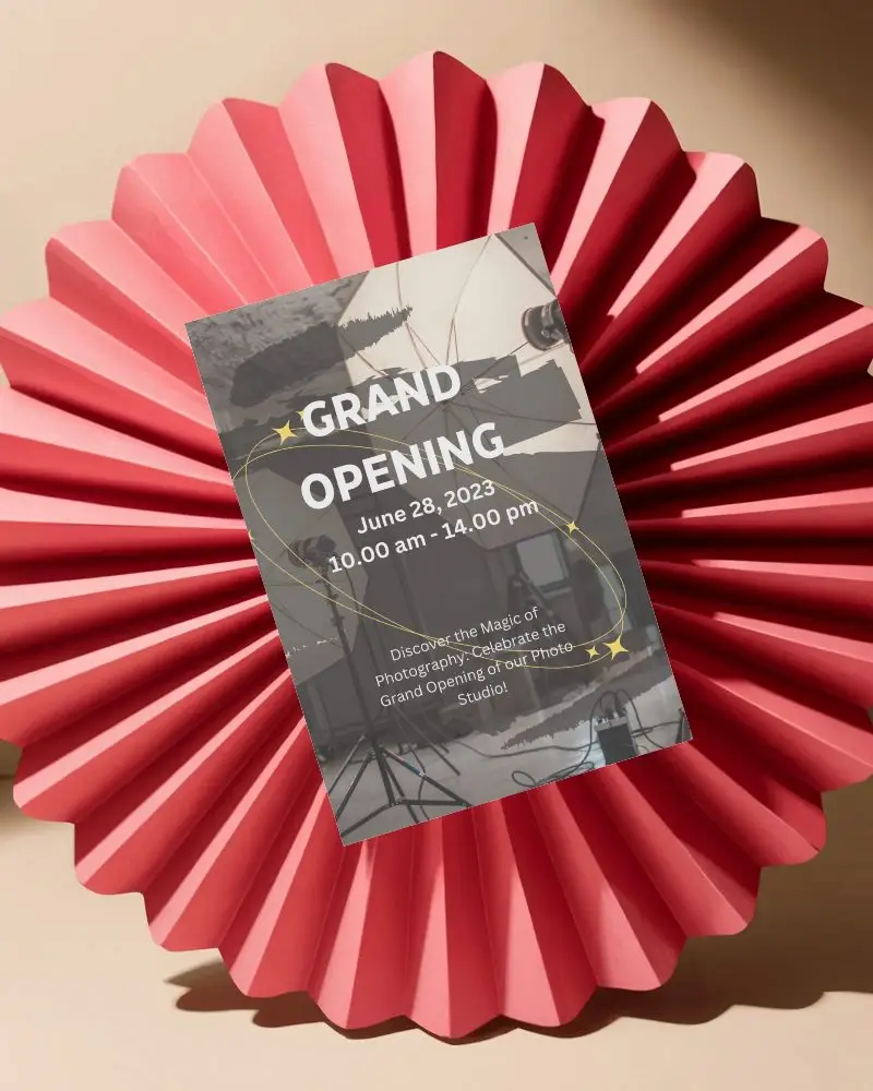 Stylish Folded Paper On Brochure Mockup For Modern Promotion And Creative Marketing Design Showcase