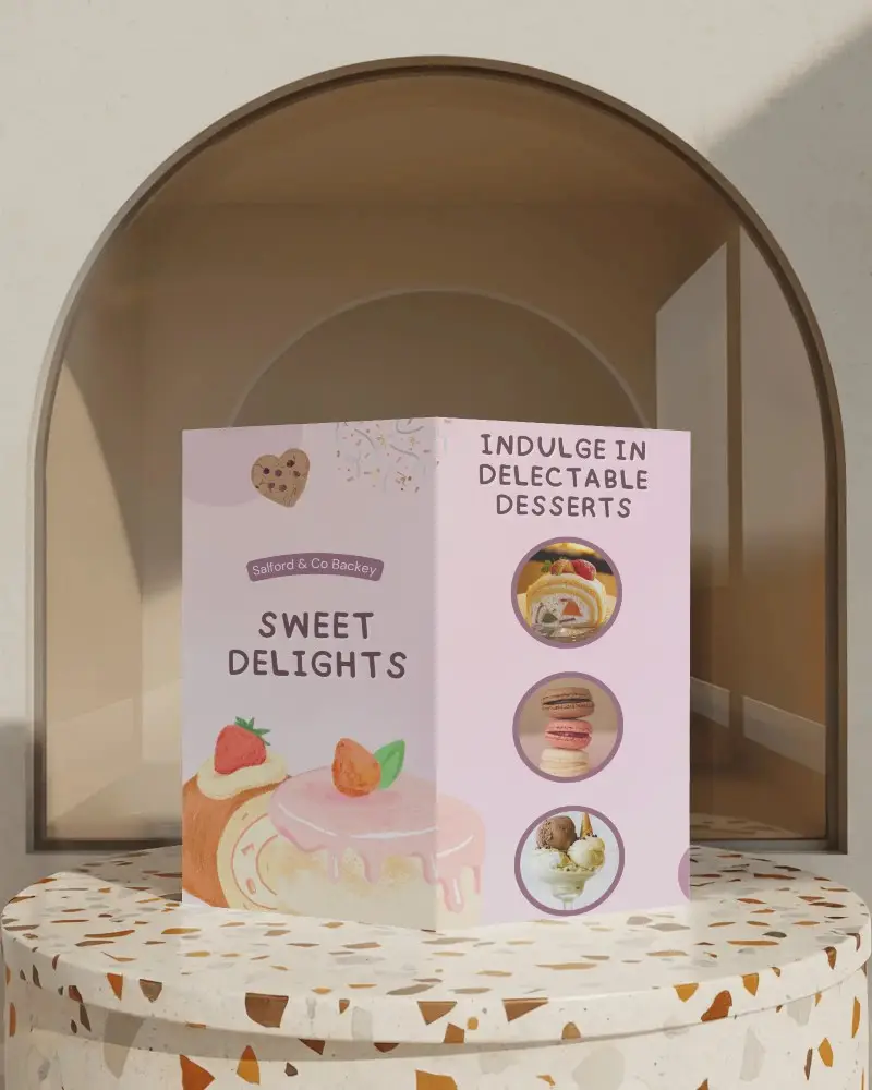 Minimalistic Modern Brochure Mockup Ideal For Professional Brand Presentation And Marketing