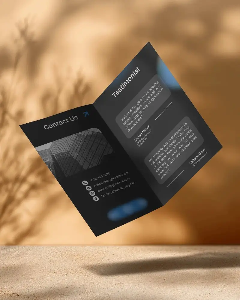premium-quality-folded-brochure-mockup-template-floating-over-natural-beach-sand-texture