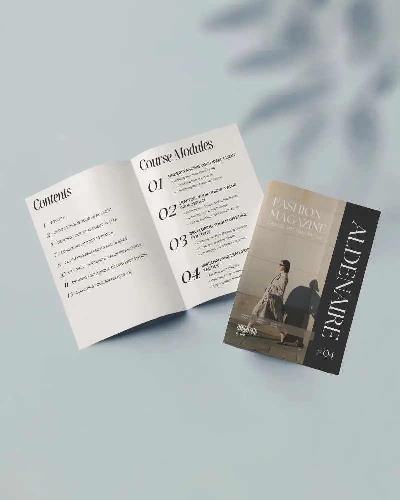 Premium Trifold Brochure Mockup For Business Marketing And Creative Presentation Templates