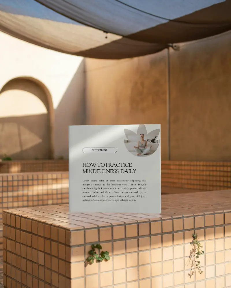minimalistic-square-brochure-mockup-on-textured-tiled-surface-for-print-showcase