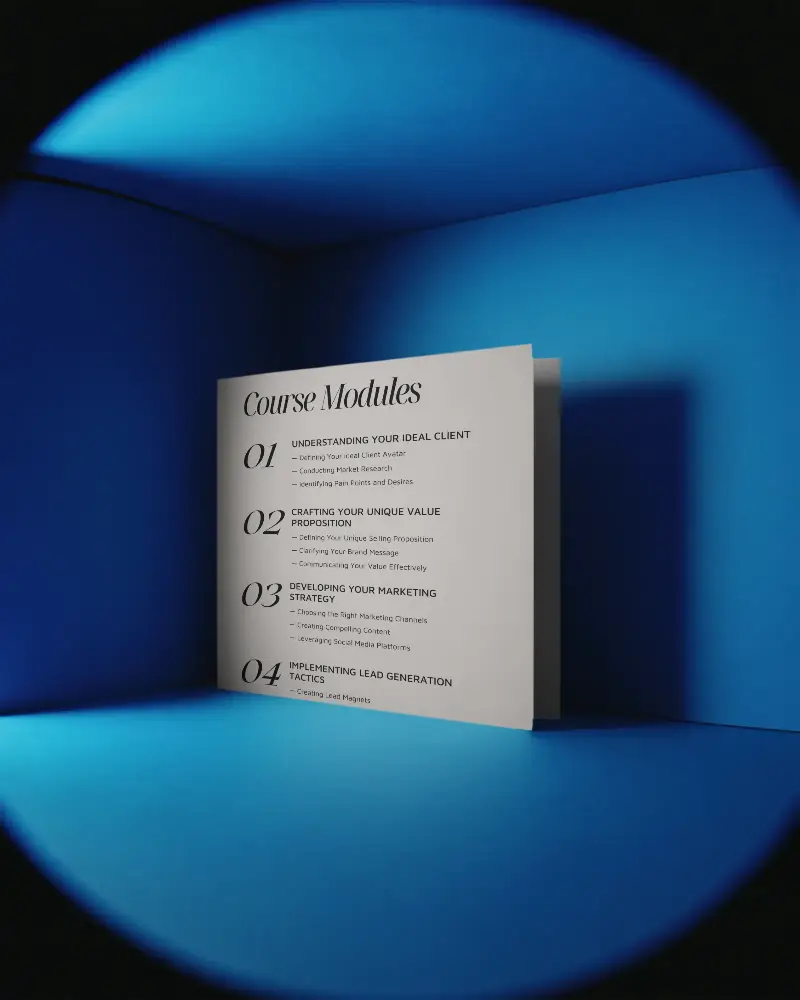 Sleek Minimalist Square Brochure Mockup For Professional Print Design Presentation