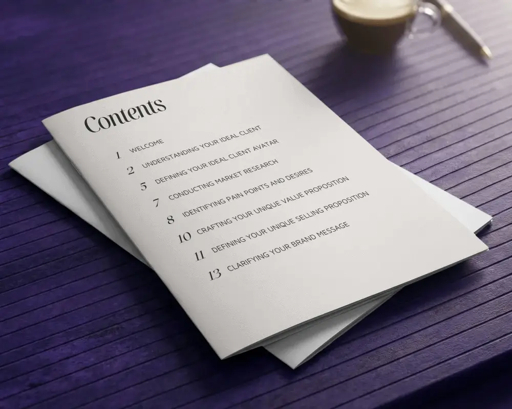 Premium Professional Square Brochure Mockup For Business Presentations And Marketing Materials