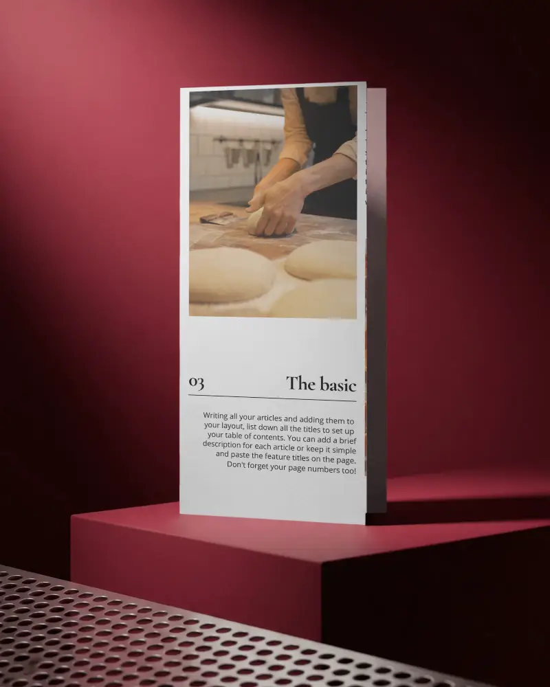 Minimalistic Stationery Brochure Mockup For Advertising And Creative Project Showcase