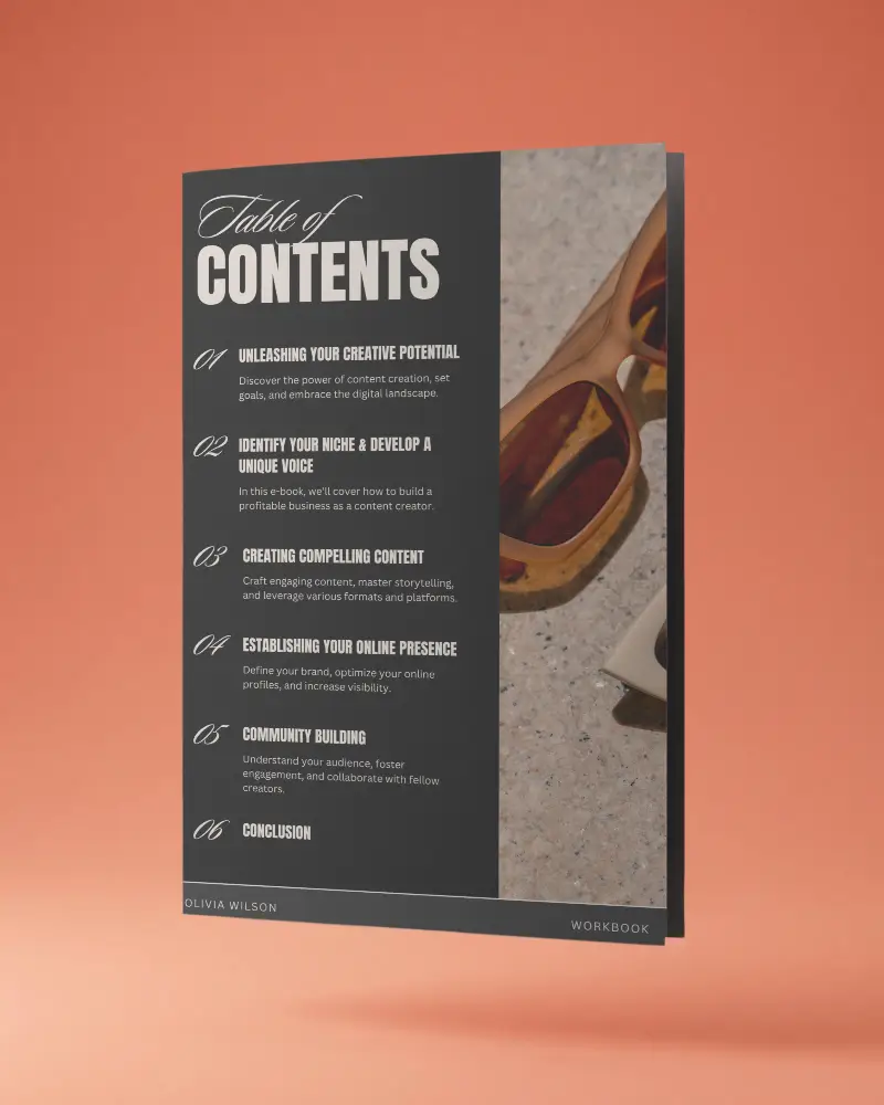 Professional Stationery Brochure Mockup Floating Isolated Background Clean Design